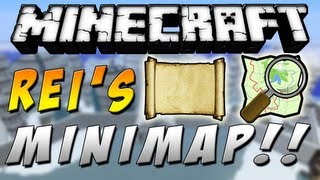 Minecraft 152  Como instalar Reis Minimap MOD  ESPAÑOL TUTORIAL [upl. by Arev845]