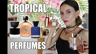 THE ULTIMATE TOP 20 TROPICAL PERFUME LIST🌺 tuberosejasminechampacafrangipani tiare ampmore [upl. by Atiloj485]