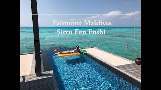 Fairmont Maldives Sirru Fen Fushi  Feb 2019  OVERVIEW OF ISLAND AND RESTAURANTS [upl. by Novert]