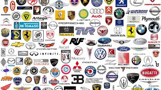 All Of The Car Logos In The World  4enthusiasts [upl. by Gies]