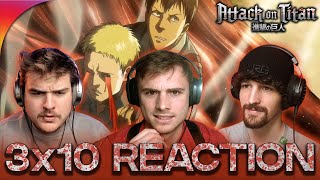 Attack On Titan 3x10 Reaction quotFriendsquot [upl. by Apur]