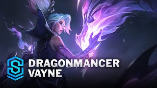 Dragonmancer Vayne Skin Spotlight  League of Legends [upl. by Harsho]