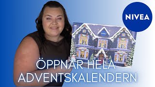 ÖPPNAR NIVEA ADVENTSKALENDER 2024 [upl. by Louanne]