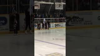 Me singing the Canadian national anthem at the Merritt Centennials game oct 272019 [upl. by Nitz]