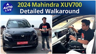 2024 Mahindra XUV700 Walkaround  Auto Live [upl. by Alliuqal]