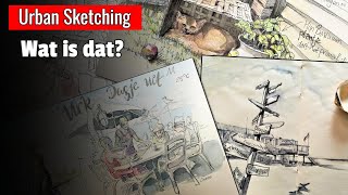 Wat is Urban Sketching  Tekenen met Lineke [upl. by Talbot]