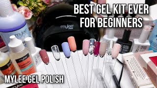 Best Gel Kit for Beginner Nails  Mylee Gel Polish Review [upl. by Klump]