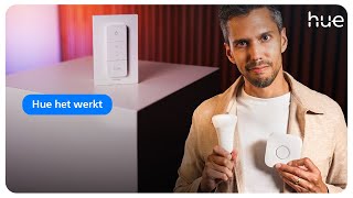 Philips Hue accessoires bewegingssensor slimme dimmer wat heb je nodig  Philips Hue NL [upl. by Noiwtna707]