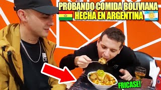 PROBANDO FRICASÉ PIQUE MACHO SILPANCHO amp CHICHARRÓN DE CERDO BOLIVIANO 🇧🇴 pero HECHO en ARGENTINA 😱 [upl. by Cid]