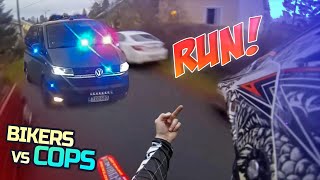 BIKERS VS COPS  Motorcycle Police Chase  Best Compilation 2024 [upl. by Tychonn926]