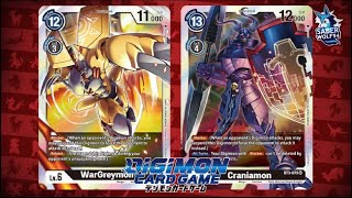 Digimon Budget WarGreymon Craniamon Black Blocker Deck Under 30 [upl. by Emelen]