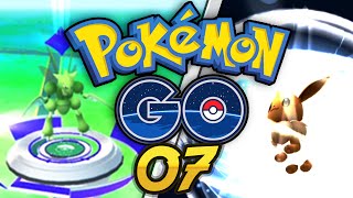 ARENEN ÜBERNEHMEN UND EVOLI ENTWICKELN Pokémon GO 07 [upl. by Aninay449]