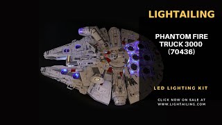 BriksMax Light Kit For Lego Star Wars Ultimate Millennium Falcon 75192 [upl. by Pattani]