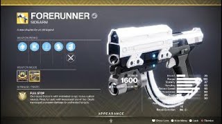 Forerunner Exotic Weapon amp Catalyst full quest guide – Destiny 2 [upl. by Eekram]