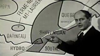 René Lévesque  Nationalisation de lélectricité au Québec 1962 [upl. by Trini]