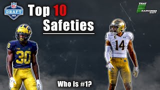 The Top 10 Safeties in The 2022 NFL Draft [upl. by Toll]