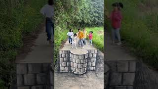 Street Art Illusions That Leap Off Ground 🎨✨IllusionArt art drawing illusionvideo shortvideo [upl. by Anyek]