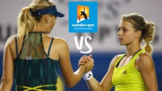 Kirilenko vs Sharapova  2010 Australian Open Highlights [upl. by Jeavons211]