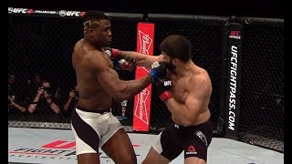 Francis Ngannou Top 5 Finishes [upl. by Chancey]