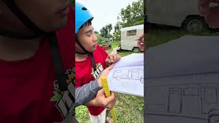 FLOOR PLAN NI MINGMING SA AMING CAMPER VAN [upl. by Beale]