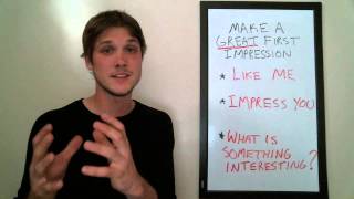 Interpersonal Skills For YOU How To Make A Good First Impression [upl. by Elag]