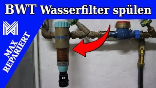 BWT Hauswasserfilter Rückspülen  BWT Amadeus eco RSF Wasserfilter [upl. by Eidok]