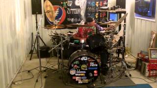 Shakedown Street  Grateful Dead drum cover by Rick Flynn [upl. by Irtimed]