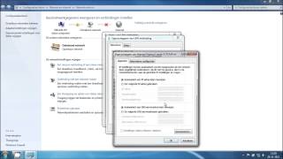 PC instellen op vast ipadres in Windows 7 [upl. by Alessig]