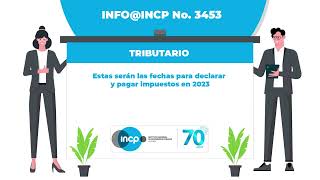 Estas serán las fechas para declarar y pagar impuestos en 2023  INFOINCP No  3453 [upl. by Rhu949]