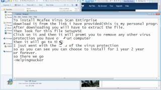 McAfee VirusScan Enterprise 88 FREE [upl. by Oneida]