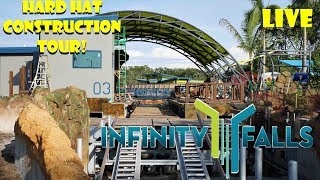 LIVE Infinity Falls Hard Hat Tour SeaWorld Orlando [upl. by Barrington]