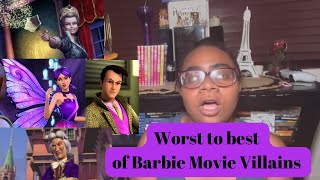 Worst to Best of Barbie Movie Villains 💕 [upl. by Yrrehc]