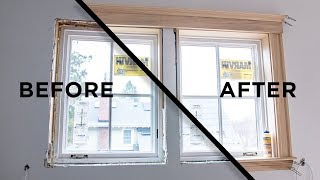 How to Install Window Casing and Interior Trim [upl. by Mayhew]