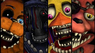 DC2 FNaF Withered animatronics voice lines [upl. by Aicinet]