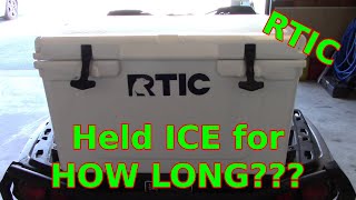 RTIC 45 Qt Cooler Test amp Review  Better Than a Yeti Cooler [upl. by Merchant]