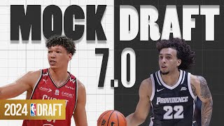 2024 NBA Mock Draft 70  The First Round [upl. by Repsaj409]