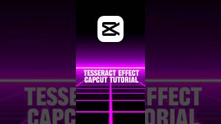 Tesseract effect CAPCUT tutorial shortsclip shortscraft youtube youtuber subscribe [upl. by Janenna]