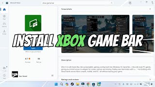 How to Fix Xbox Game Bar Missing Install Xbox Game Bar in Windows 11 [upl. by Jill266]