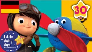 Lied über Flugzeuge  Kinderlieder  Little Baby Bum Deutsch  Kinderreime Für Kinder [upl. by Daj]