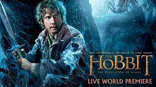 The Hobbit The Desolation of Smaug  LIVE World Premiere [upl. by Aylat]