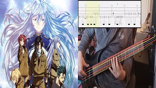 Amazarashi  Kyoukaisen  Bass Cover With Tab [upl. by Welcy805]