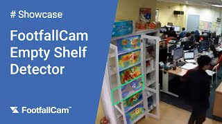 Empty Shelf Detection  FootfallCam [upl. by Theone]