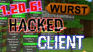 How to get the BEST Hacked Client for Minecraft 1206 WURST CLIENT [upl. by Nainatrad]