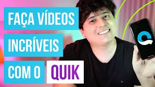 Editor de vídeos criativo GRÁTIS simples e fácil de usar  QUIK [upl. by Einnob180]