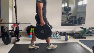 Weight Plate Holds Farmer Holds For Grip Strength Demonstration [upl. by Masao]