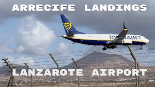 Approach and Landing at Arrecife Lanzarote Airport  May 2023 [upl. by Arebma]