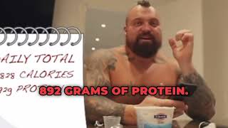 Eddie Hall break thermodynamics Goes Carnivore… [upl. by Relyks416]