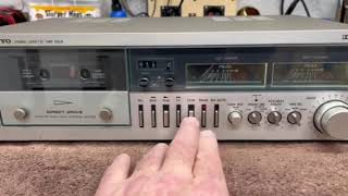 Onkyo TA2050 Cassette Deck [upl. by Aineval]