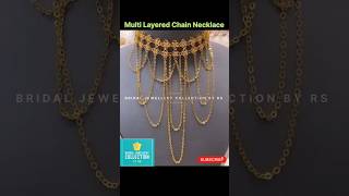 Multi Layered Chain Necklace  Multi Chain Necklace Gold Necklace viralshorts2024 goldnecklace [upl. by Hpeseoj]