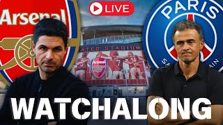 Arsenal vs PSG  Live Champions League Watch along [upl. by Manchester]